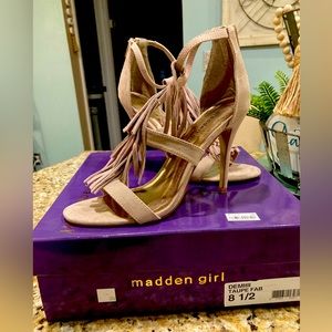 Sexy 4” fringed stiletto madden girl heels